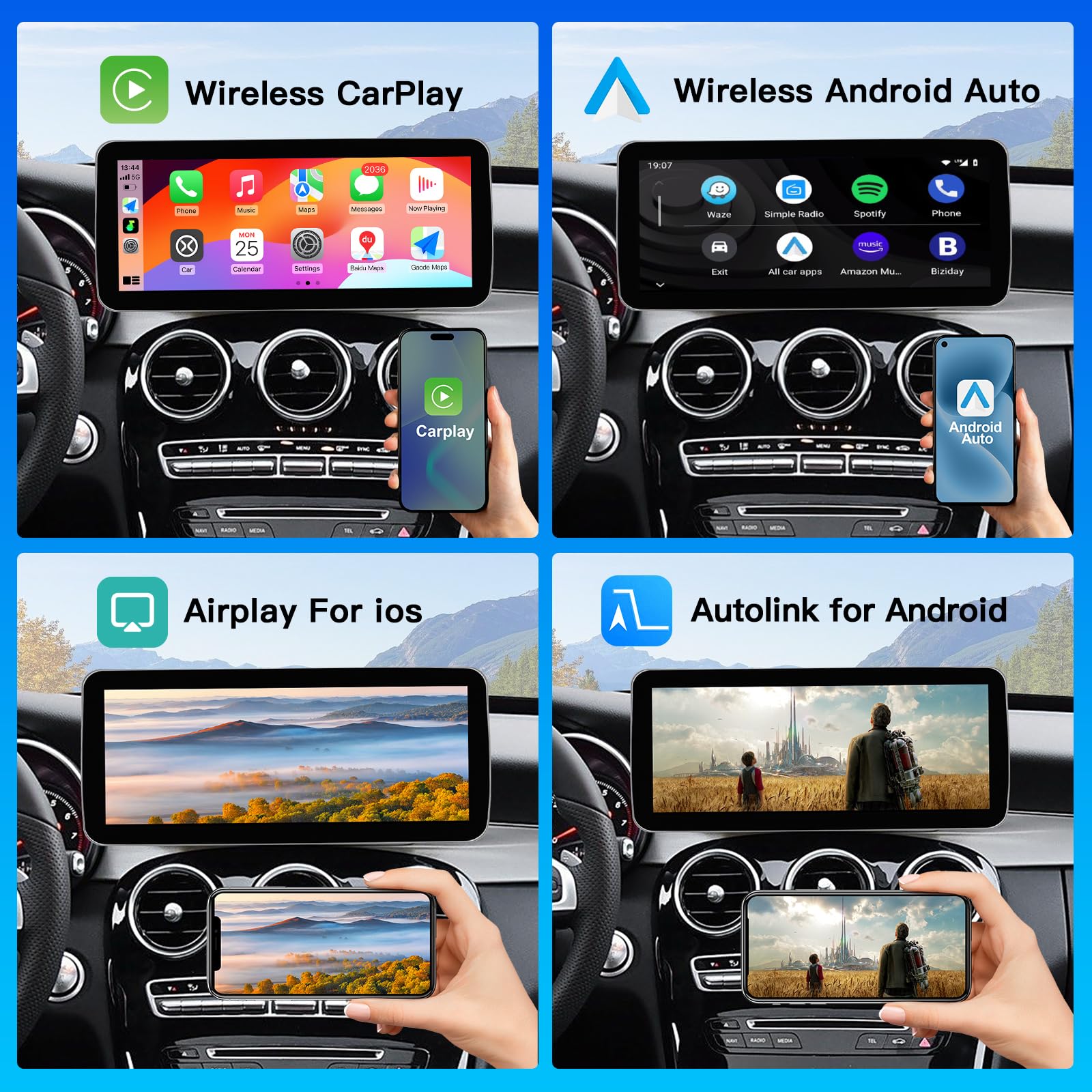 Android 13 Car Radio 12.3'' Touchscreen for 2015-2018 Year